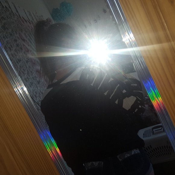 Black and white Victoria's Secret Pink sweater. - Picture 3 of 4